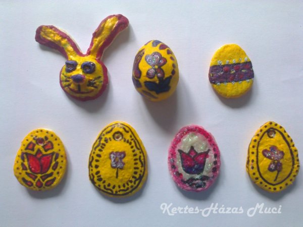 so liszt gyurma husvet dekoracio nyuszi tojas 2