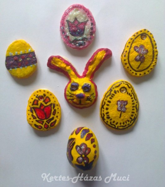 so liszt gyurma husveti dekoracio nyuszi tojas 1